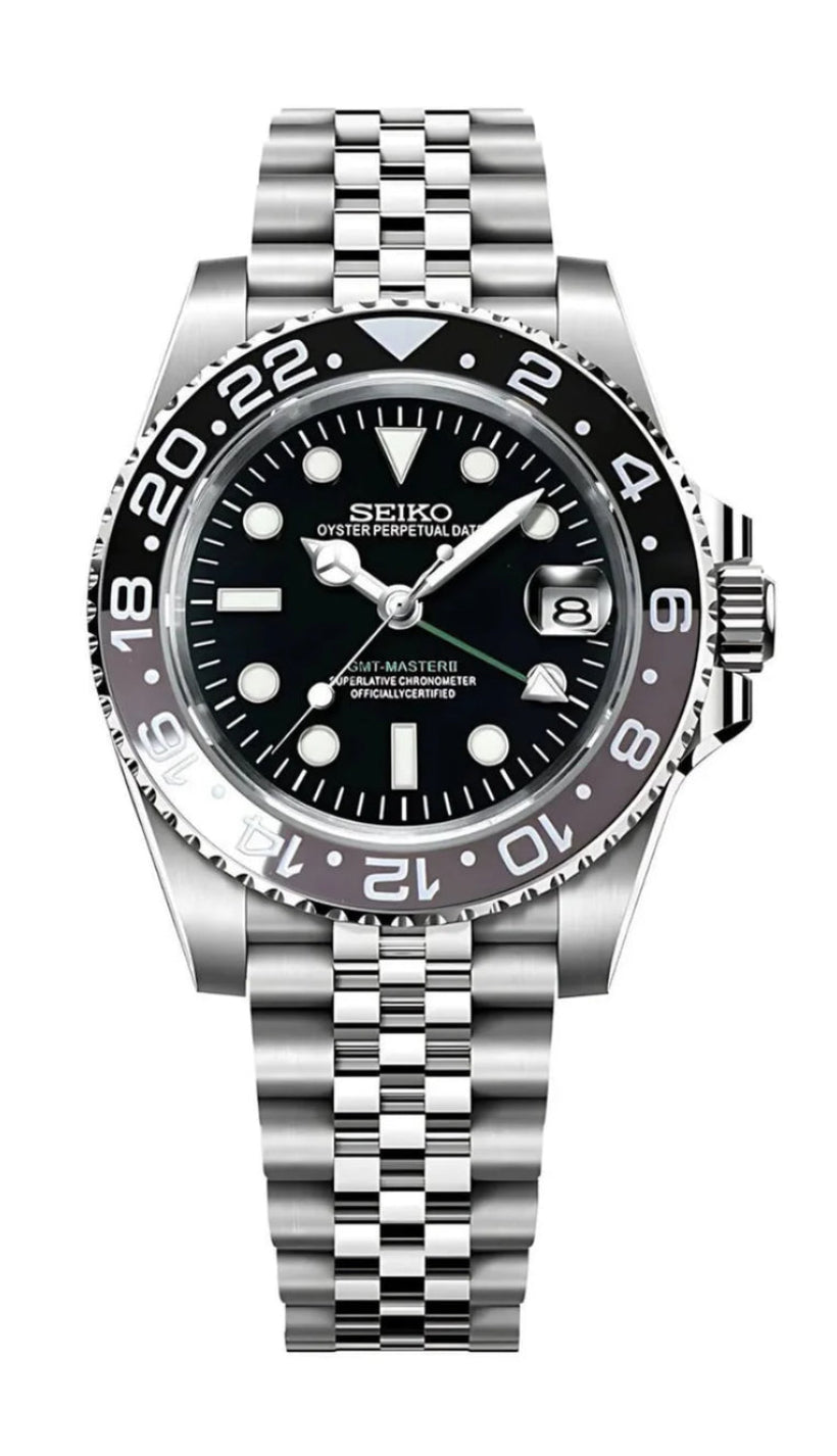 Seiko mod | GMT Bruce Wayne