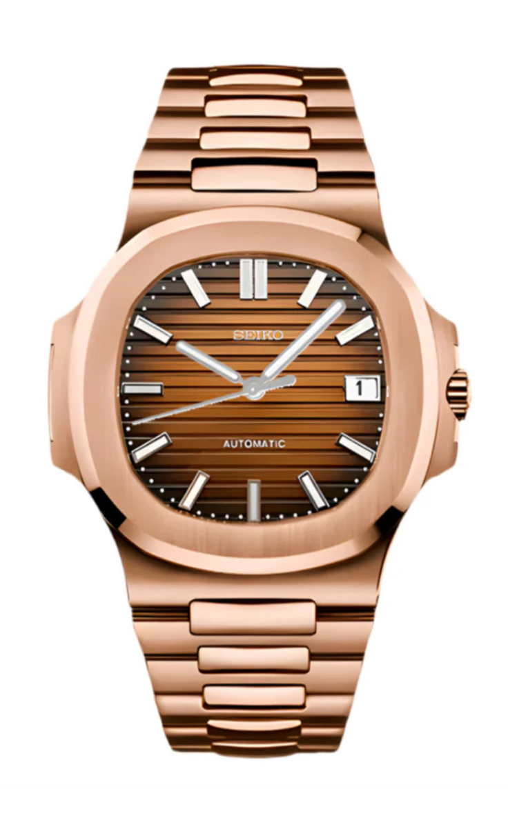 Seiko mod | Nautilus Or Rose