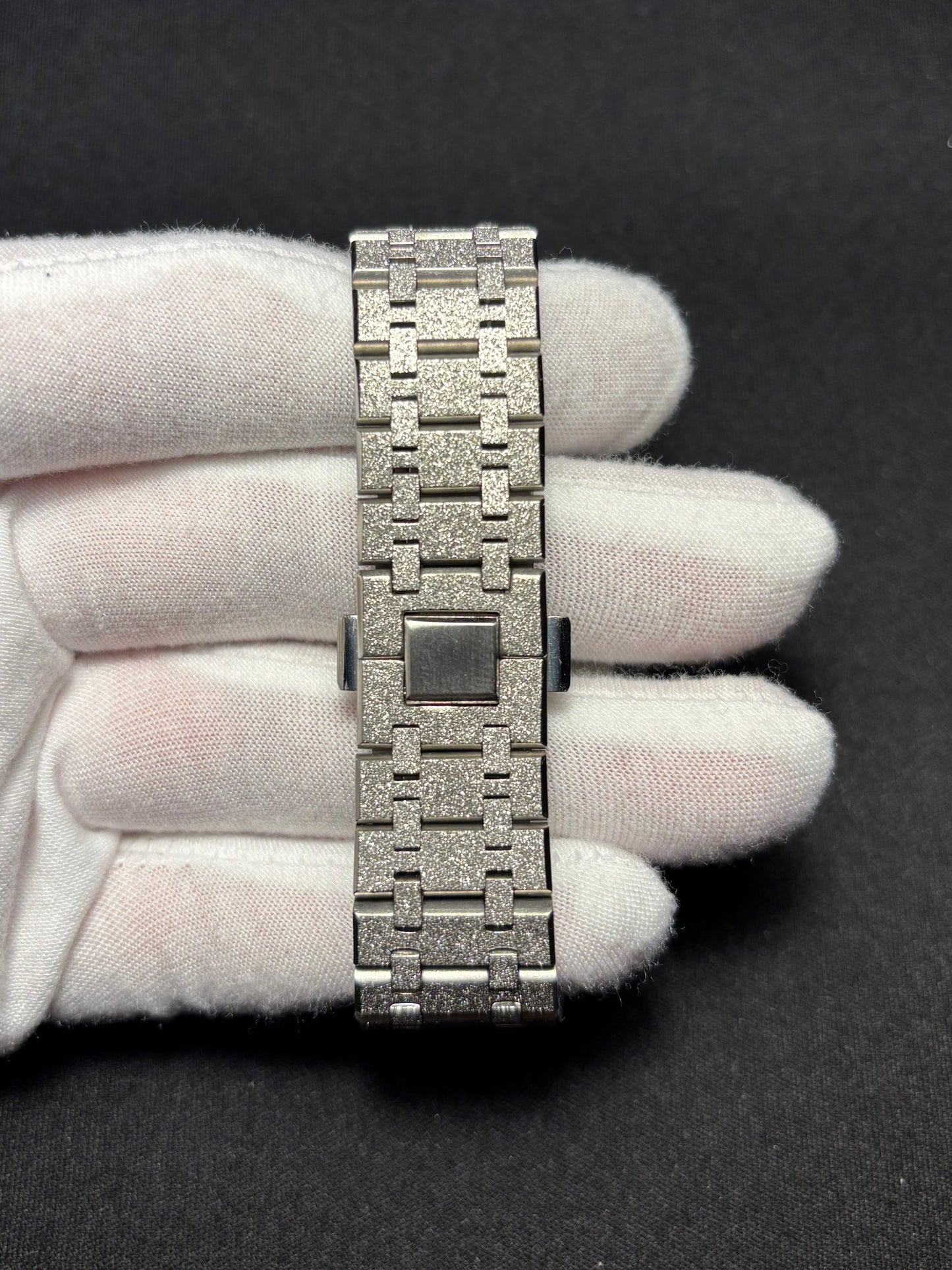 Seiko mod | Royal Oak Blanche Brillante