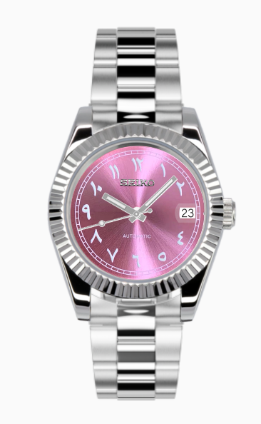 Seiko mod | Datejust Arabic Rose