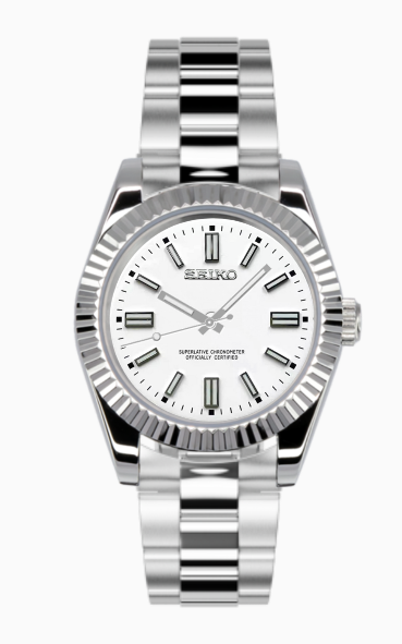 Seiko mod | Datejust White