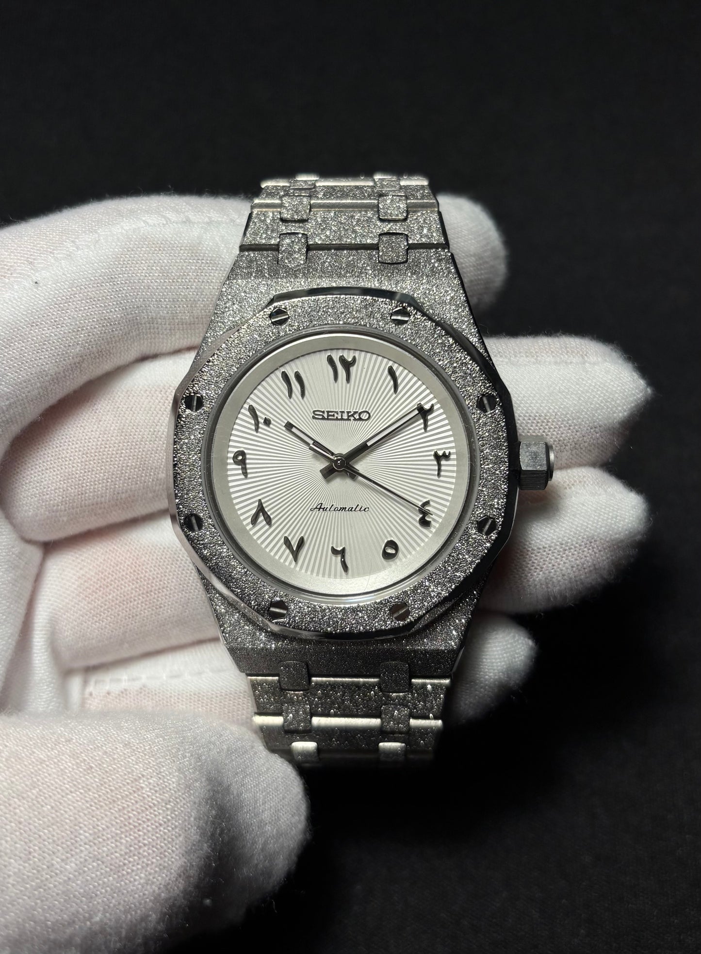 Seiko mod | Royal Oak White Gloss