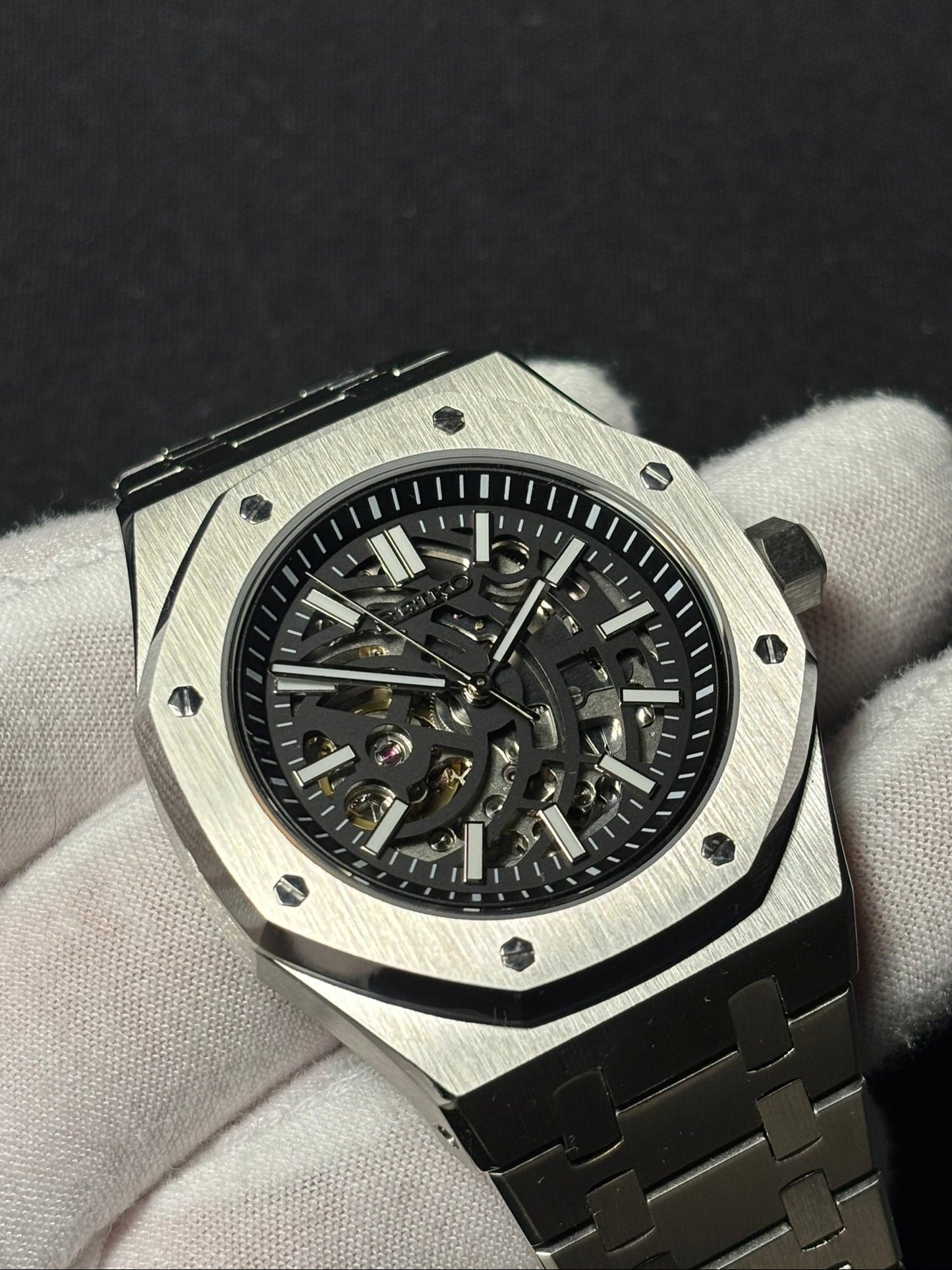 Seiko mod | Royal Oak Skeleton
