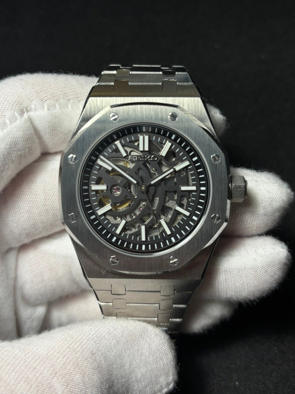 Seiko mod | Royal Oak Skeleton