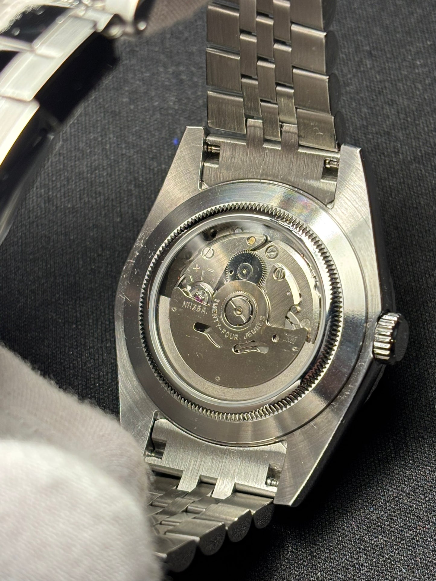 Seiko mod | Datejust Arabic Black