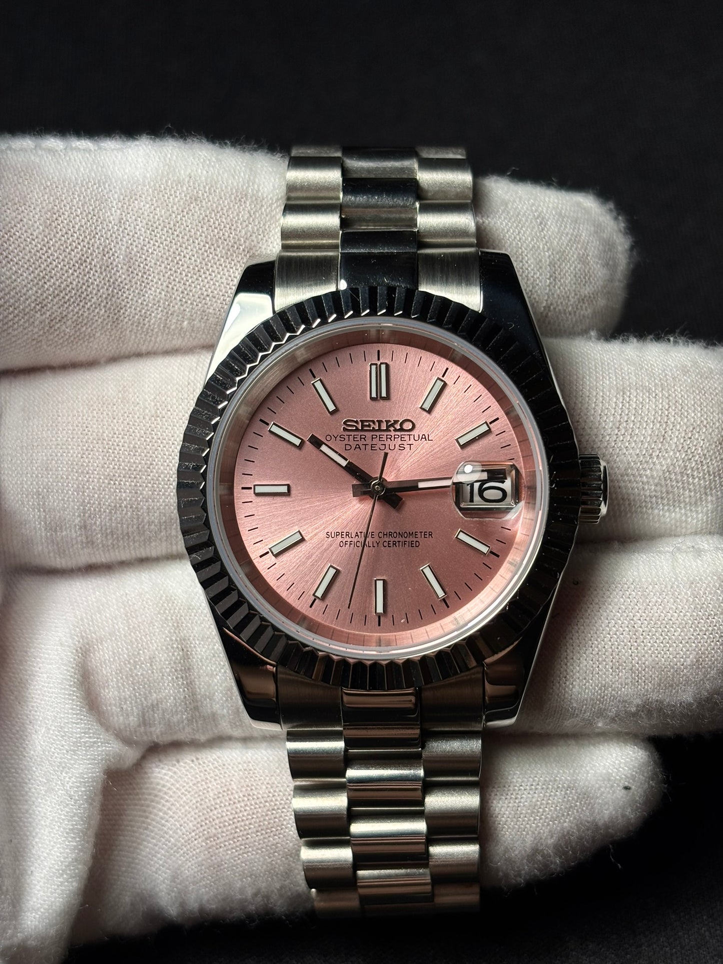 Seiko mod | Datejust Rose