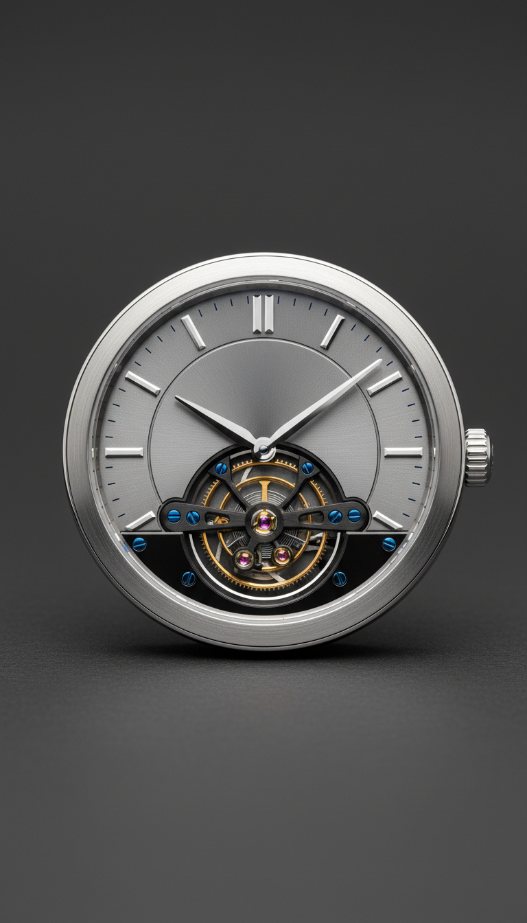 Tourbillon eclipse saphir noir