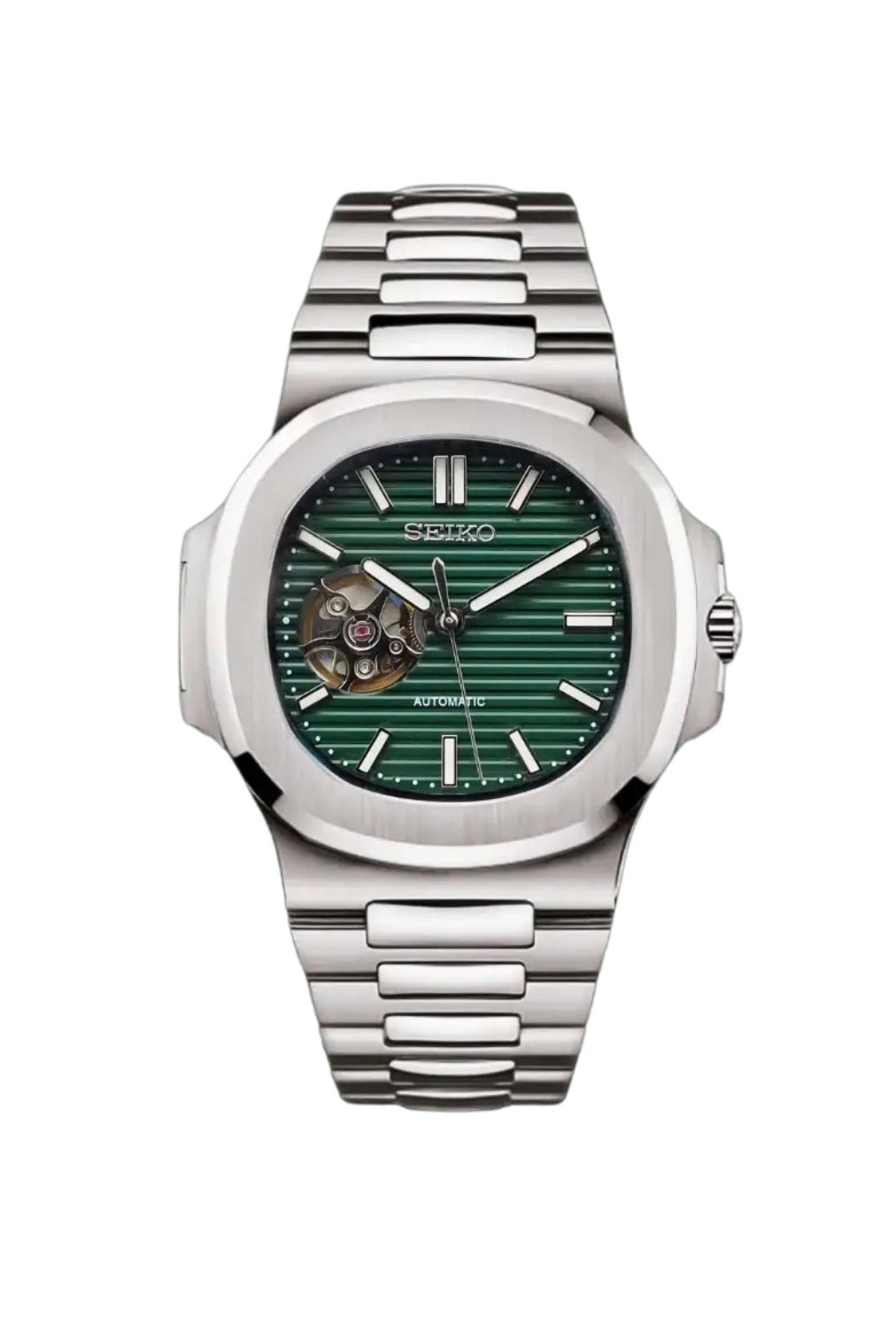 Seiko mod | Nautilus Verte Openheart