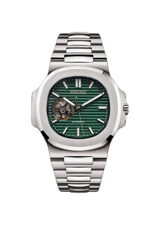 Seiko mod | Nautilus Verte Openheart