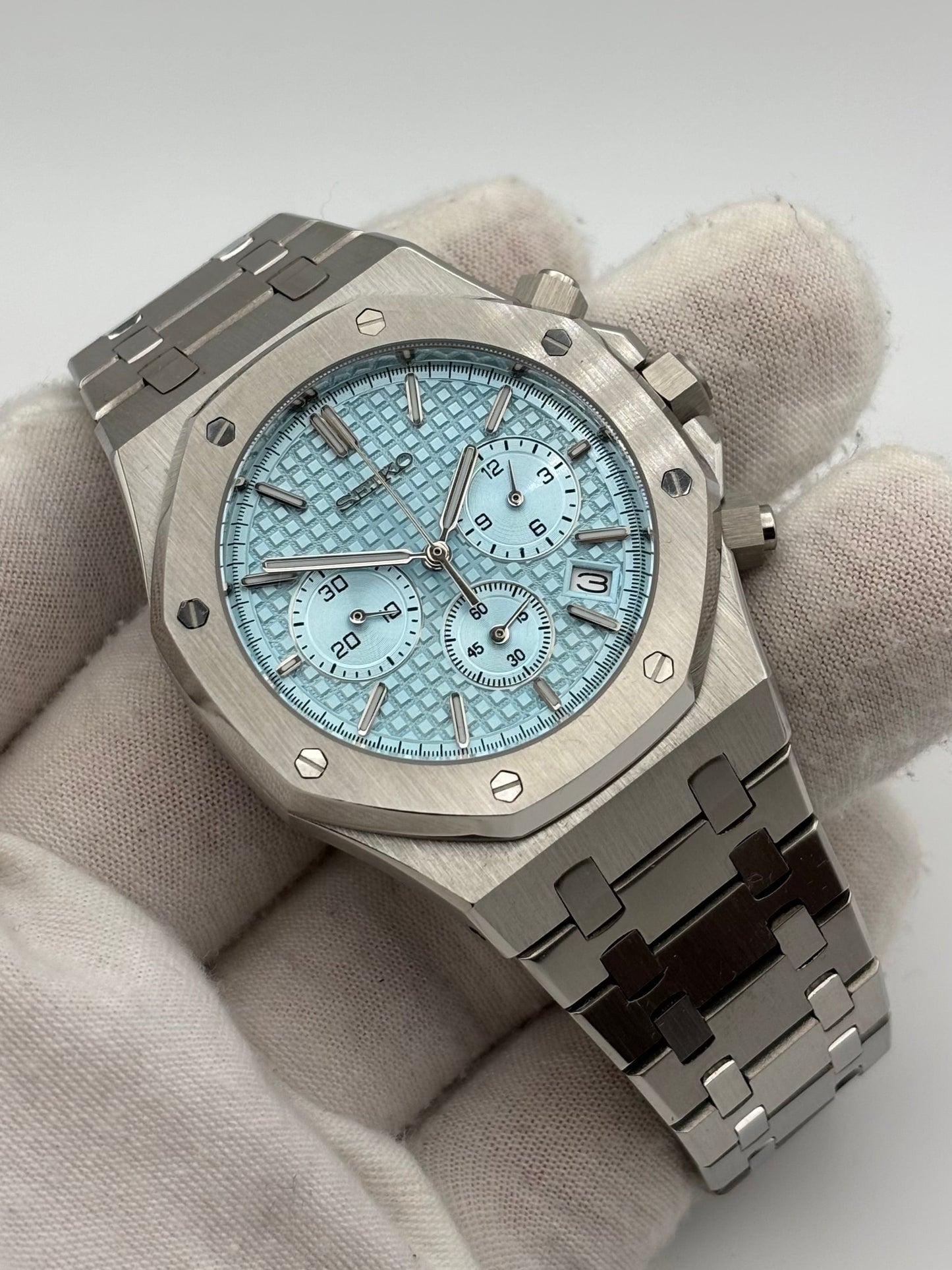 Seiko mod | Royal Oak Bleue