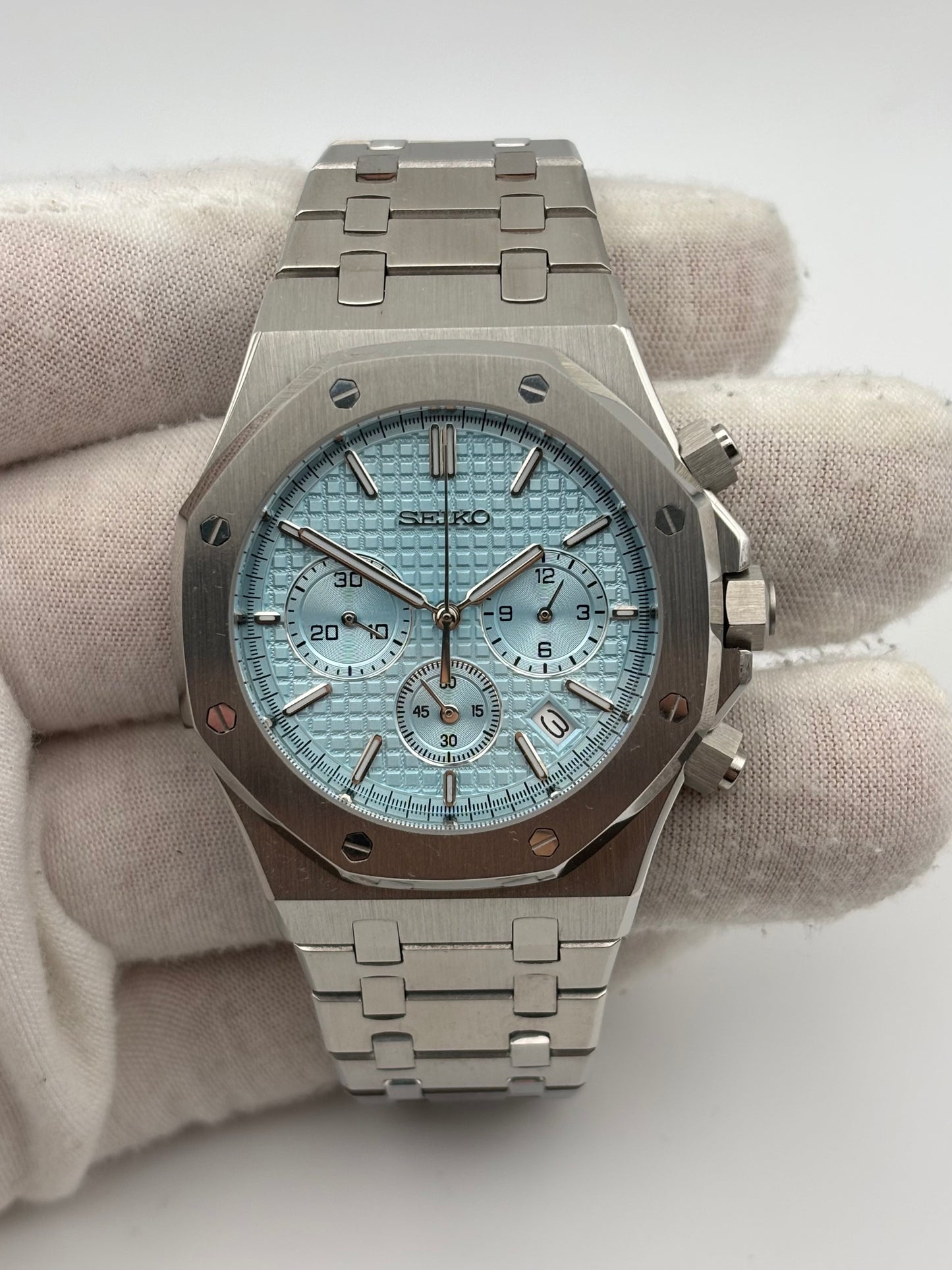 Seiko mod | Royal Oak Bleue