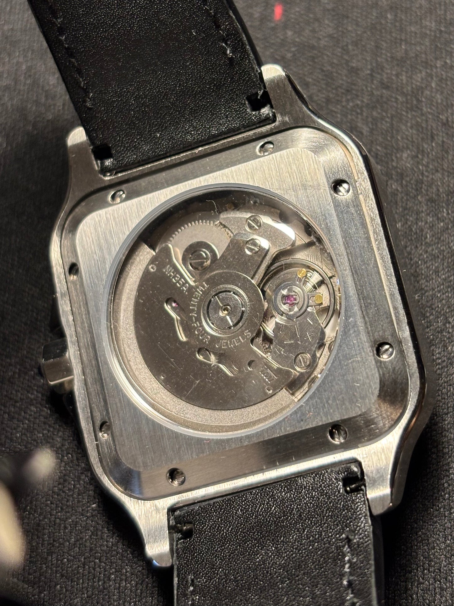 Seiko mod | Santos bracelet cuir