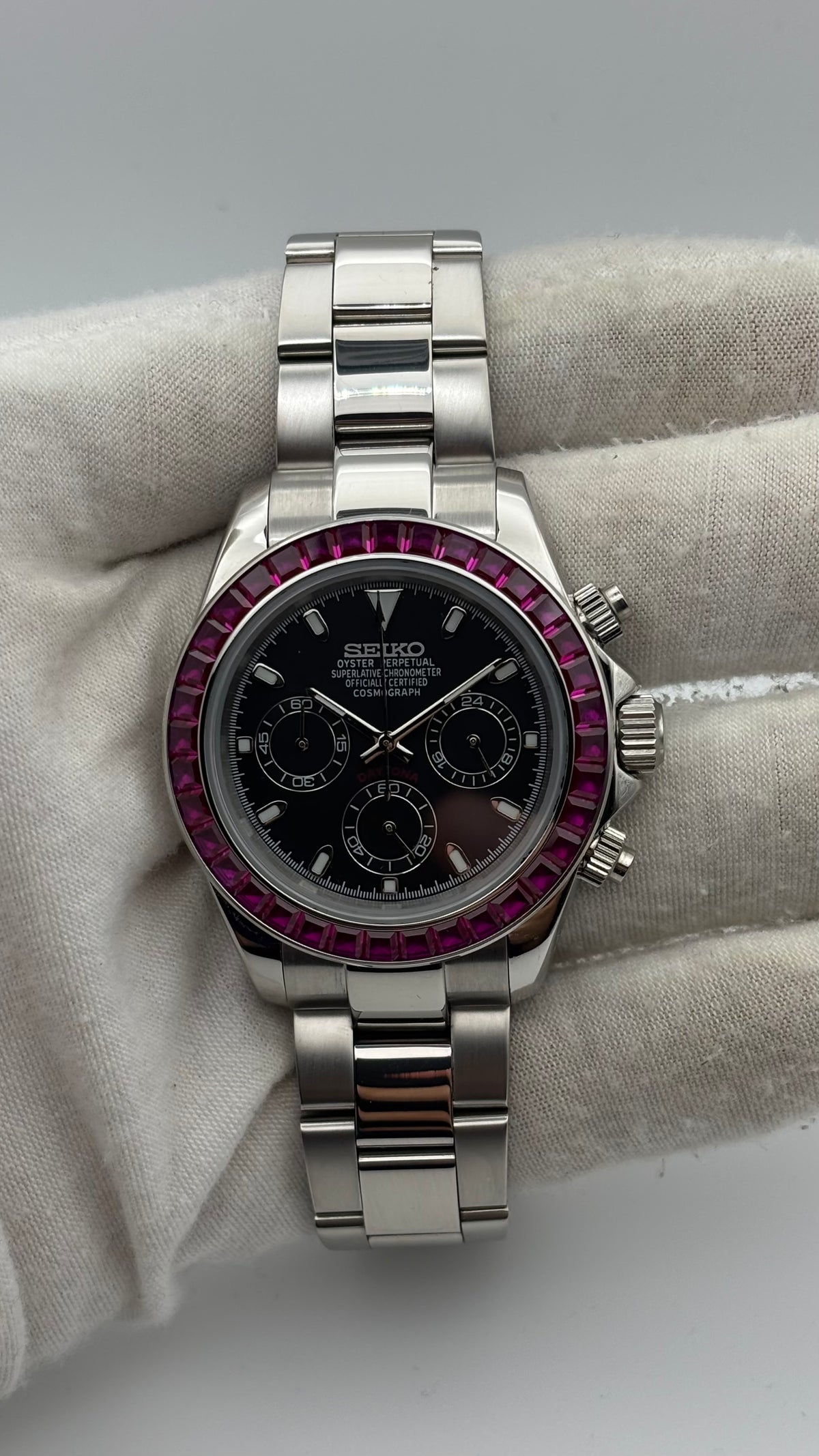 Seiko mod | Daytona Rubis