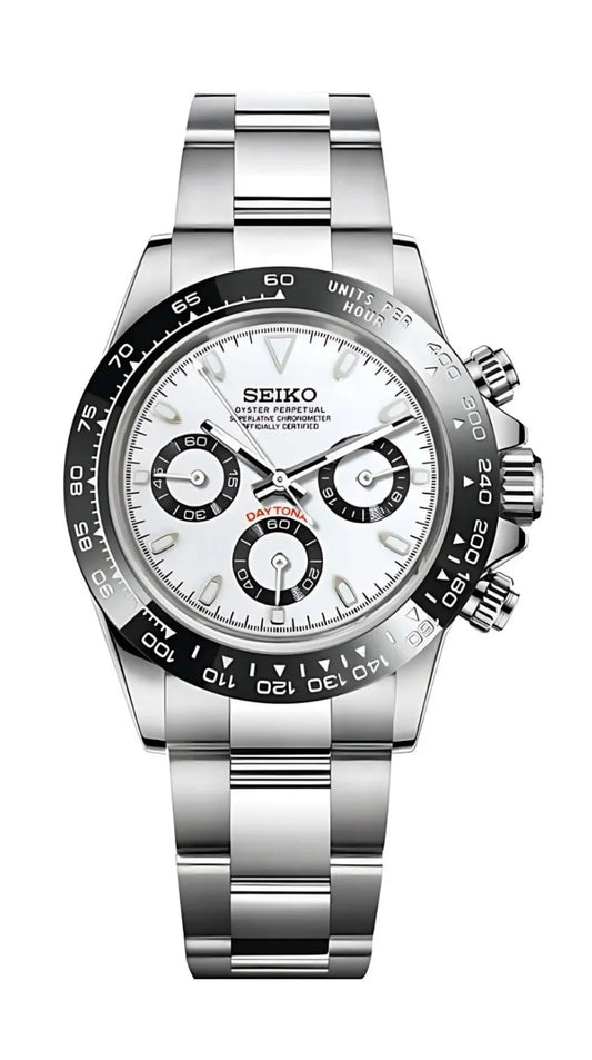 Seiko mod | Daytona Blanche
