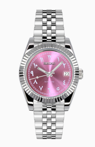 Seiko mod | Datejust Arabic Rose