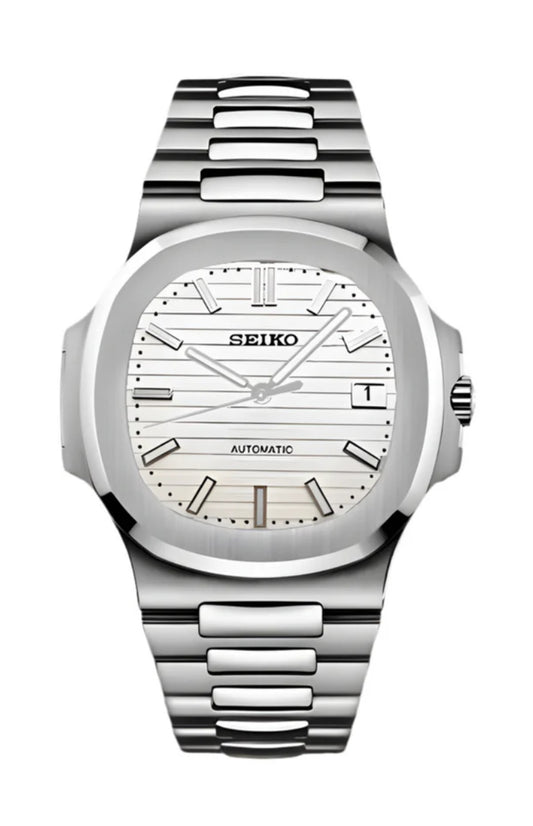 Seiko mod | Nautilus Blanche