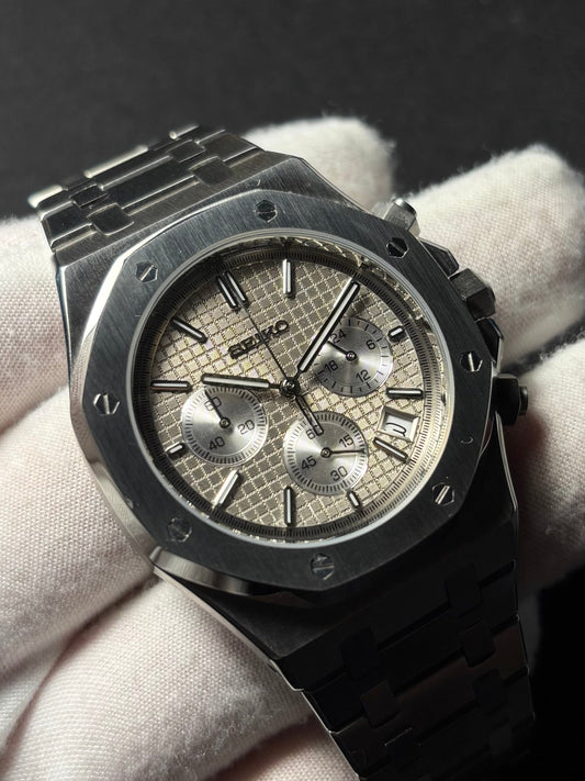 Seiko mod | Royal Oak Grise