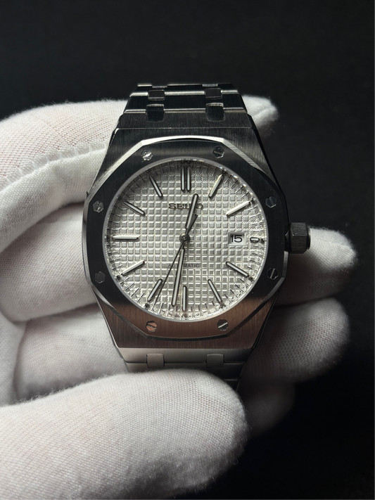 Seiko mod | Royal Oak Blanche