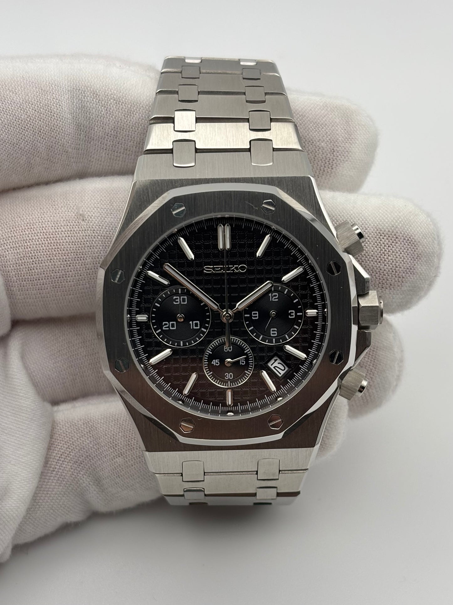 Seiko mod | Royal Oak Noire