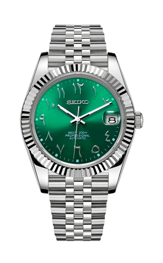 Seiko mod | Datejust Arabic Verte