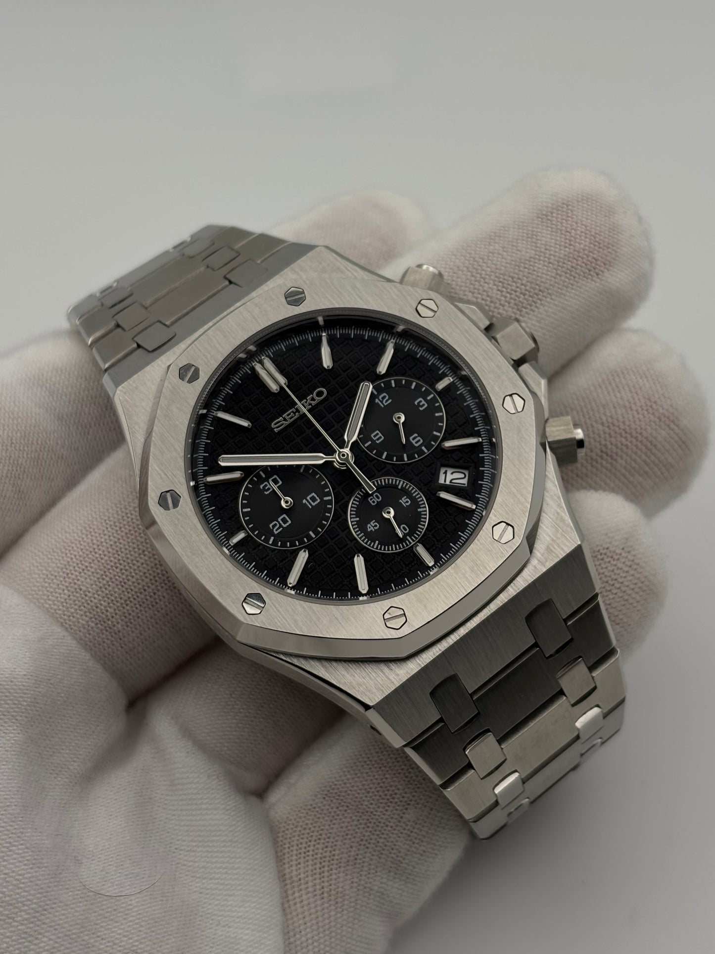 Seiko mod | Royal Oak Noire