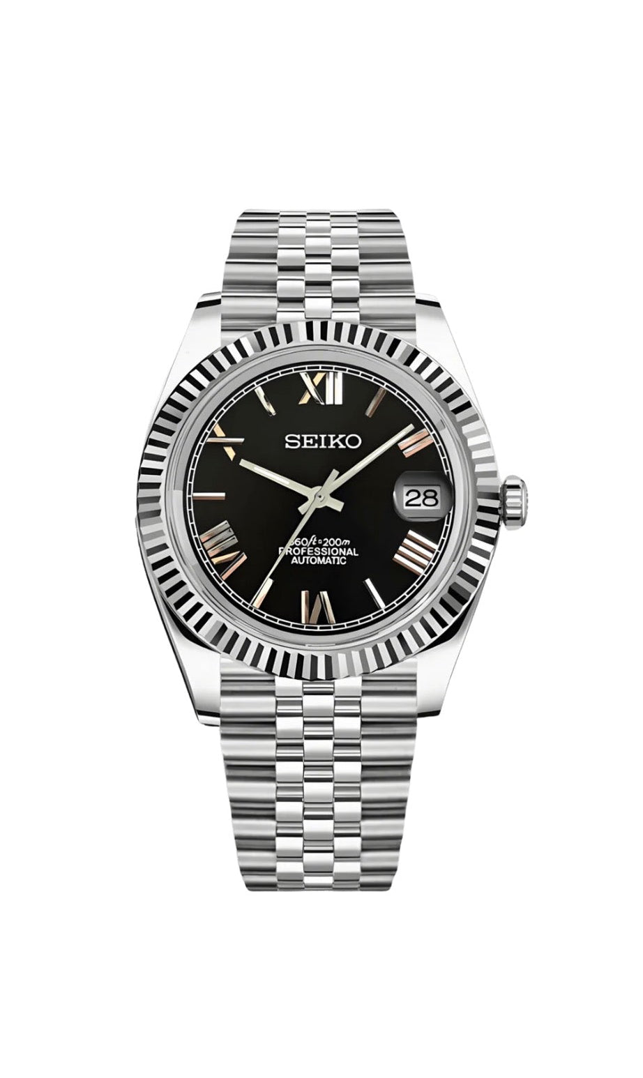 Seiko mod | Datejust Romain Noire