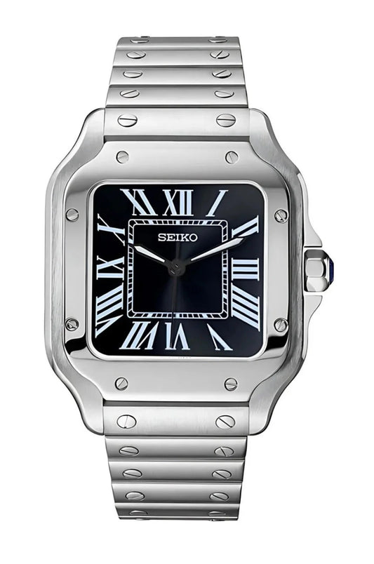 Seiko mod | Santos Noir