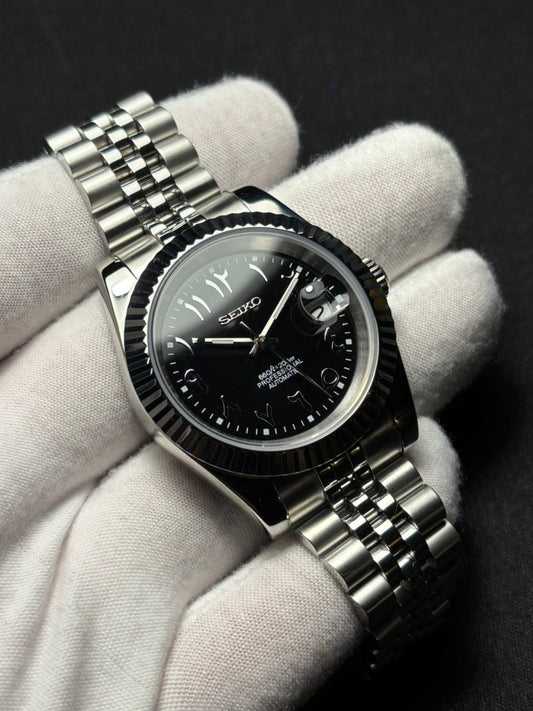 Seiko mod | Datejust Arabic Noire