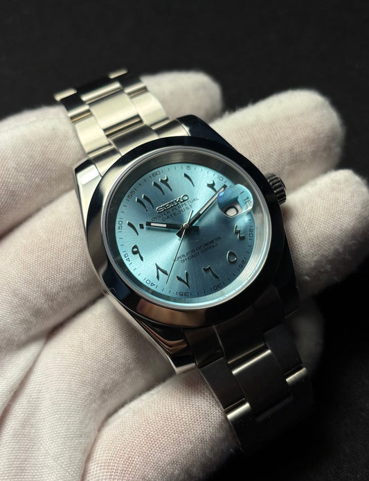 Seiko mod | Datejust Arabic Dial Bleue