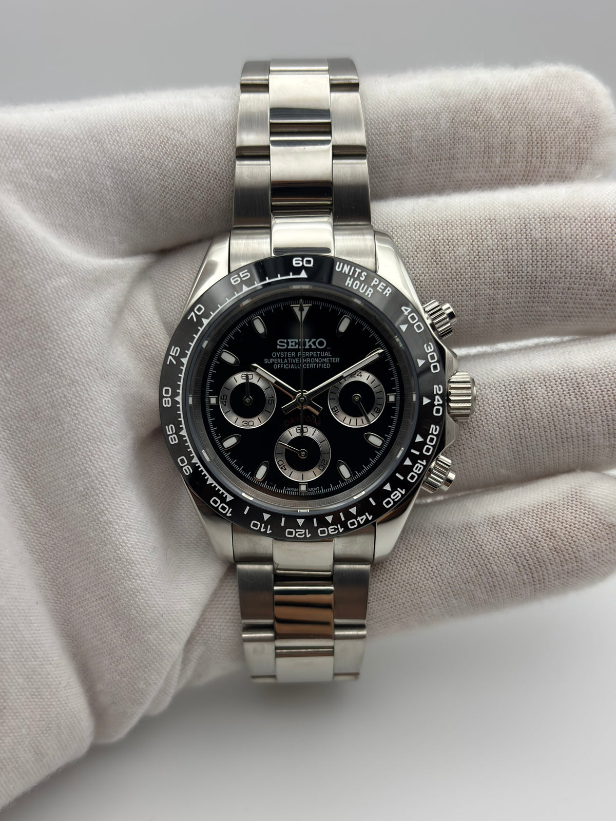 Seiko mod | Daytona Noire