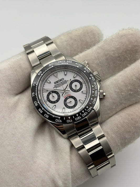 Seiko mod | Daytona Blanche